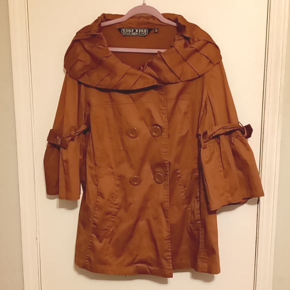 last kiss Jackets & Blazers - (Clearance) Last kiss 💋 brown button up coat